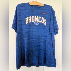 Nike Boise State Broncos Tshirt  Mens Size XXL Blue EUC Idaho NCAA